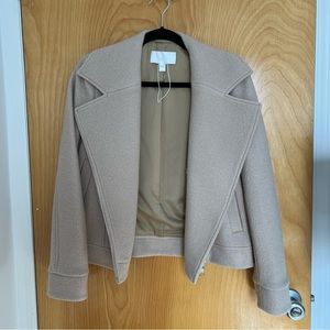 Hugo Boss Pink Cream Cropped Jacket